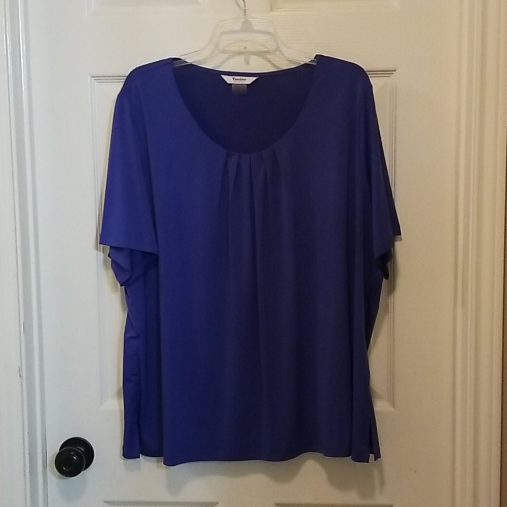 TanJay Short Sleeve Blouse 2X